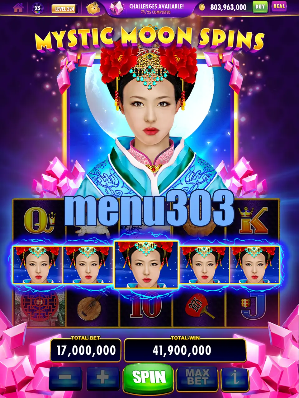menu303 Tangkapan Layar Resmi APK
